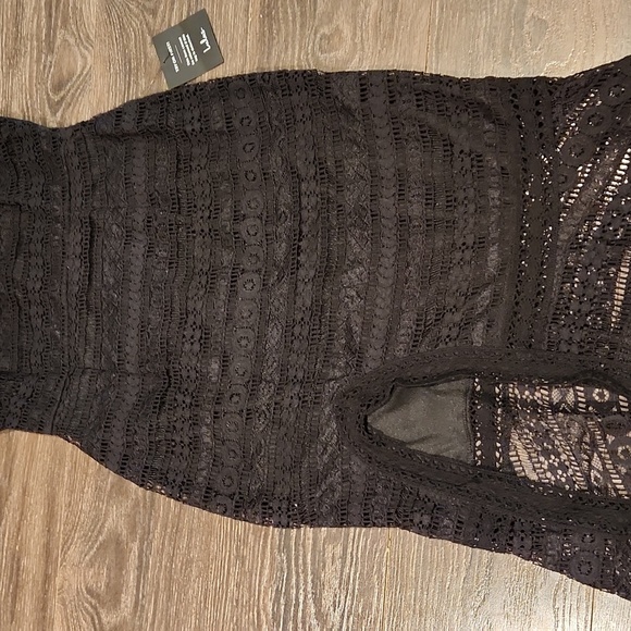 ❤️ NWT! LULU'S ABSOLUTE ELEGANCE LACE MIDI SHEATH DRESS, MEDIUM - Picture 8 of 16